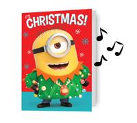 Minions General Christmas Sound Card