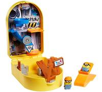 MINIONS GMD86 Looking for the Mini Boss Splat 'Ems Construction Site Playset, 2 Mini Figures with Deluxe Starter and Adhesive Targets, Gift for Children from 4 Years