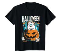 Minions Halloween is on T-Shirt, Youth, Black, Small