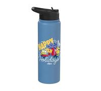 Minions Happy-ish Holidays Funny Christmas Stainless Steel Insulated Water Bottle