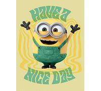 Minions "Have A Nice Day" Canvas Print, Cotton, Multi-Colour, 3.20 x 60.00 x 80.00 cm