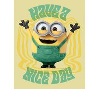 MINIONS Have a Nice Day Canvas Print, Multi-Colour, 40 x 50 cm