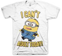 Minions I Can't Adult Today Big Tall T-Shirt UV-1-DMF004-H86-6