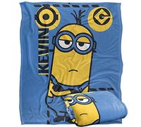 Minions Kevin Blue Silky Touch Super Soft Throw Blanket 152 x 127 cm, 50" x 60"