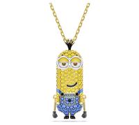 Minions Kevin pendant, Pavé, Multicoloured, 18K gold finish