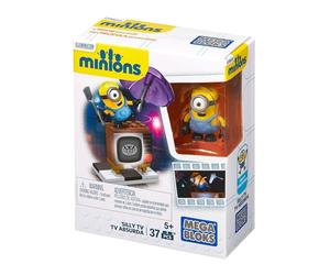 Minions Mega Bloks 37-Piece Construction Set, Silly TV