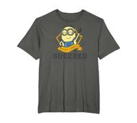 Minions Most Likely to Succeed T-Shirt, Men's Big and Tall, Asphalt Grey, 3X Tall