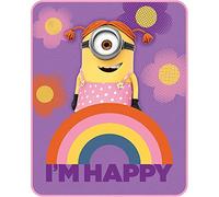Minions Multicolor Plush Throw 46" x 60" Meet a
