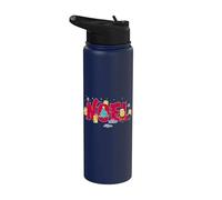 Minions Noel Holiday Letters Festive Stainless Steel Insulated Water Bottle