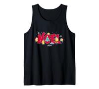 Minions Noel Holiday Letters Festive Tank Top