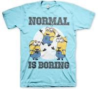 Minions Normal Life Is Boring T-Shirt Skyblue