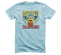 MINIONS Officially Licensed Positively Charged Mens T-Shirt (Sky Blue), XX-Large