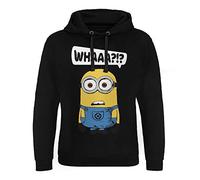 MINIONS Officially Licensed Whaaa?!? Epic Hoodie (Black), XL