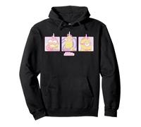 Minions Pastel Unicorn Grid Pullover Hoodie