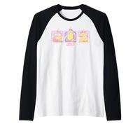 Minions Pastel Unicorn Grid Raglan Baseball Tee