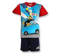 MINIONS Short Pyjamas Kids Boys Girls Cotton (6-7 Years, Red)