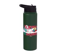 Minions Sliding Into The Holidays Winter Stainless Steel Insulated Water Bottle