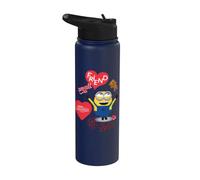Minions Small Friend Big Heart Stainless Steel Insulated Water Bottle