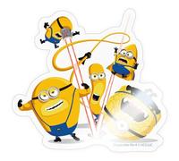Minions The 5 Mega Minions Despicable Me 4 Sticker Size S (10 x 10 cm)