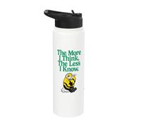 Minions The More I Think Front & Back Stainless Steel Insulated Water Bottle