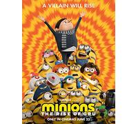 Minions The Rise Of Gru 2022 Movie Poster Unframed Print A5 A4 A3 A2 A1 Art Wall Art Home Decor Kids Animated Movies Cinema 524 (A3 - 29.7cm x 42cm), Multicoloured