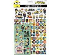 Minions: The Rise of Gru Mega Sticker Pack | Three Types of Stickers (Around 150 Total) | Reusable on Non-Porous Surfaces