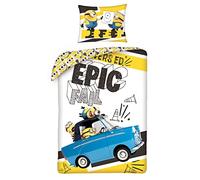 MINIONS Trio Car EPIC FAIL Duvet Cover Set 140x200 cm Despicable Me Despicable Me Despicable Cotton Multicolor