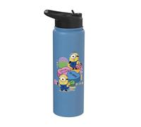 Minions Valentine Candy Special Delivery Carl & Kevin Stainless Steel Insulated Water Bottle