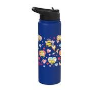 Minions Valentine Hearts All Over Print Stainless Steel Insulated Water Bottle