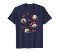 Minions Valentine's Day Bob And Teddy Bear Jumble T-Shirt
