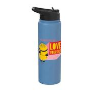 Minions Valentine's Day Love Yourself Stainless Steel Insulated Water Bottle