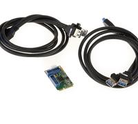 MiniPCIe Card - USB3 SUPERSPEED - 4 Ports - Mini PCI Express - With Cables