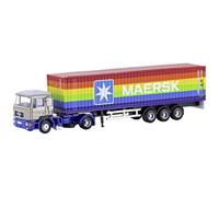 Minis by Lemke LC4066 N Man F90 Container Semi Trailer MAERSK
