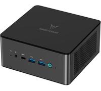 MINIS FORUM UM890 Pro Mini PC, AMD Ryzen 9 8945HS Processor, 8 Cores/16 Threads up to 5.2GHz, AMD Radeon 780M Graphics Card, Barebone Version without RAM/SSD/OS, HDMI/DP/USB4×2, RJ45 2.5G × 2/Oculink
