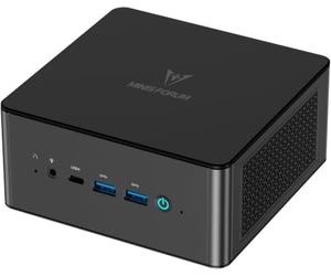 MINIS FORUM UM890 Pro Mini PC, AMD Ryzen 9 8945HS Processor, 8 Cores/16 Threads up to 5.2GHz, AMD Radeon 780M Graphics Card, Barebone Version without RAM/SSD/OS, HDMI/DP/USB4×2, RJ45 2.5G × 2/Oculink
