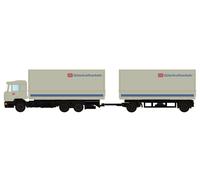 miNis MAN F90 3 Axle Double Trailer DB Gutverkehrwinner LKLC4634 N Gauge