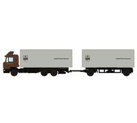 miNis MAN F90 3 Axle Double Trailer UPS LKLC4602 N Gauge