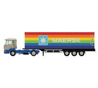 Minis by Lemke LC4066 N Man F90 Container Semi Trailer MAERSK