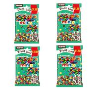 Minis Milk Chocolate Bites Milk Chocolate in a Crunchy Sugar Shell 70g Pouch Bag PMP - Ms (4 bag)