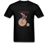 MINISIJA Men's The Decemberists Short Sleeve Cotton T Shirt Black L