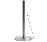 Minismus Anti-Roll Arm Paper Holder - Sturdy No Drilling - Modern Kitchen Paper Stand for Standard Rolls (Stainless Steel)