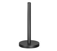 Minismus Kitchen Roll Holder, Stainless Steel with Weighted Base and Non-Slip Pad for Maximum Stability, Standing Kitchen Roll Holder (Black)