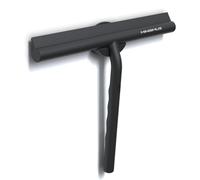 Minismus Shower Squeegee for with Magnetic Hook - Silicone Window Wiper - Shower Squeegee for Glass Doors - Glass Squeegee Bathroom Shower - Window Squeege (21 CM, Black)