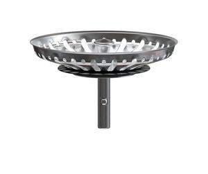 MINISMUS Universal Sink Strainer Basket Drain Plug - Stainless Steel Sink Plug - 84 mm