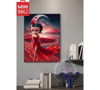 MINISO Anime B-Be-tty-y stars Diamond Painting Mosaic Embroidery Cross Stitch Kit Home Decor 5D DIY Art Collection Craft 30x40cm Full Round A8
