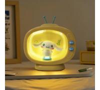 MINISO Cinnamoroll Night Light, Yellow Sanrio Lamp for Kids, TV Shape Cinnamoroll Nightlight, Cute Cinnamo Roll Night Lamp, Sanrio Lamps Decor for Birthday Gifts, Television Lights for Girls