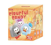 MINISO Disney Mickey Family Candy Series Together Keychain Plush Blind Box, Toy Surprise Box Model Random Design Collectible Home Decor Birthday Gifts,Single Box