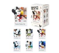 MINISO Disney Mickey Mouse Blind Box Fun in Life Series 3D Magnetic Vinyl Cute Mystery Animal Toy, Collectible Surprise Gift Figure Model Random Design for Home Decor Birthday Gifts, Single Box