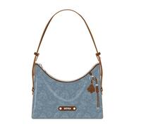 MINISO Disney Stitch series denim print crossbody bag (denim blue)