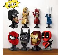 MINISO Iron Man VenomCartoon Character building block Disney Marvel Spider Man Building Blocks Toy For Kids' Christmas Gifts NO Original BOX 99031